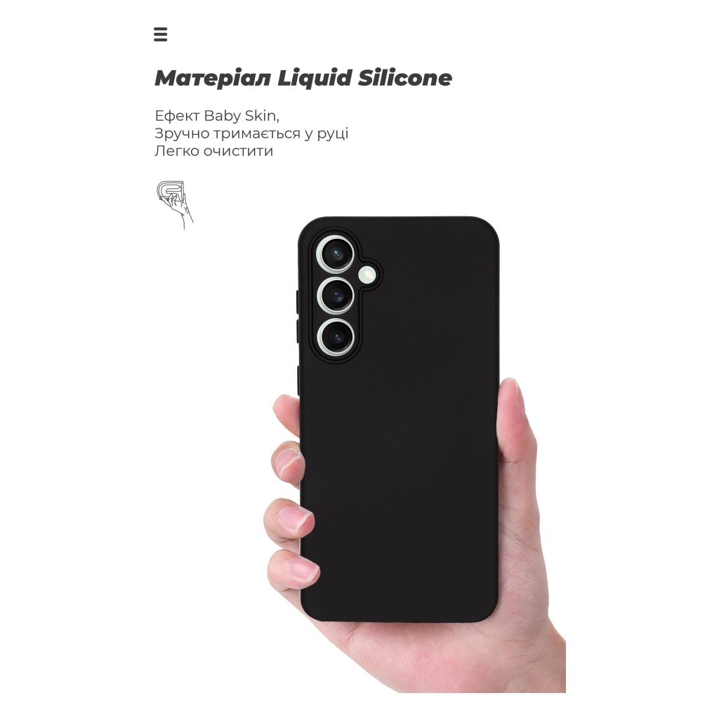 Чохол до мобільного телефона Armorstandart ICON Case Samsung S23FE 5G Camera cover Black (ARM69628) - зображення 7