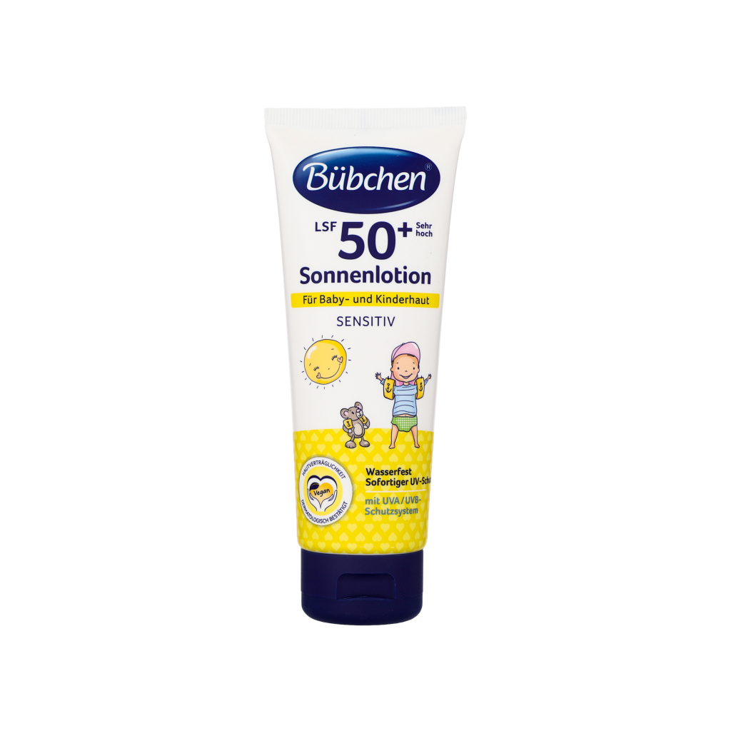 Дитяче молочко Bubchen Sensitive сонцезахисне з коефіцієнтом захисту SPF 50+ 100 мл (7613033696534) - зображення 1