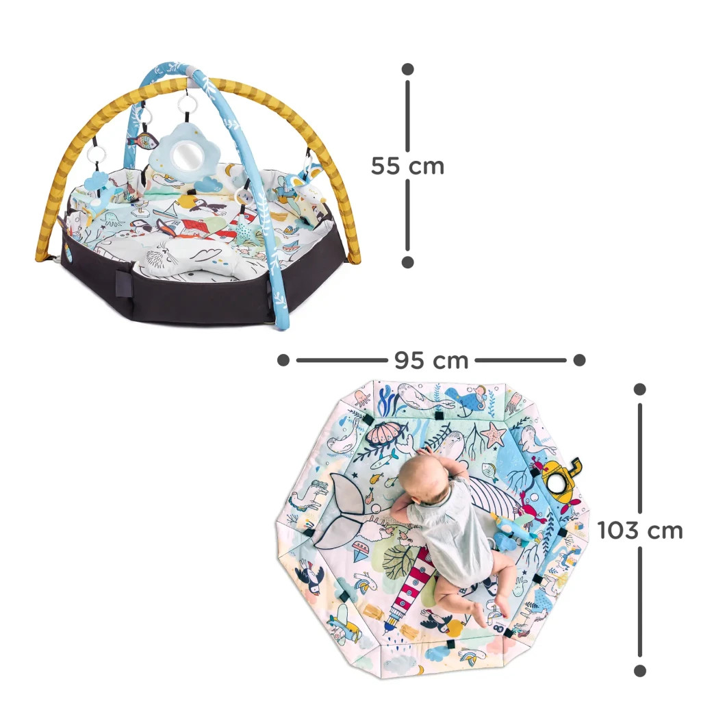 Дитячий килимок Kinderkraft Smartplay Sea (5902533921393) - изображение 4