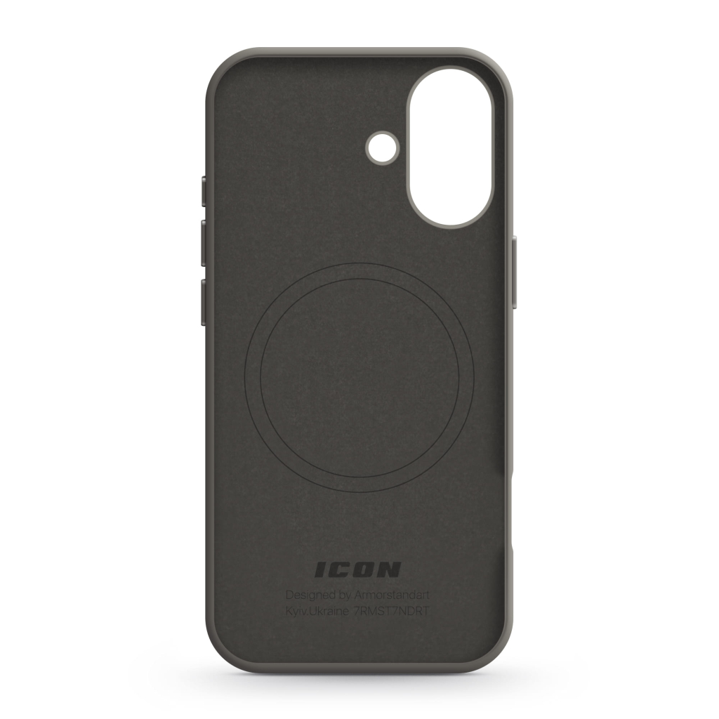 Чохол до мобільного телефона Armorstandart ICON2 MagSafe Apple iPhone 16 Stone Grey (ARM81311) - зображення 2