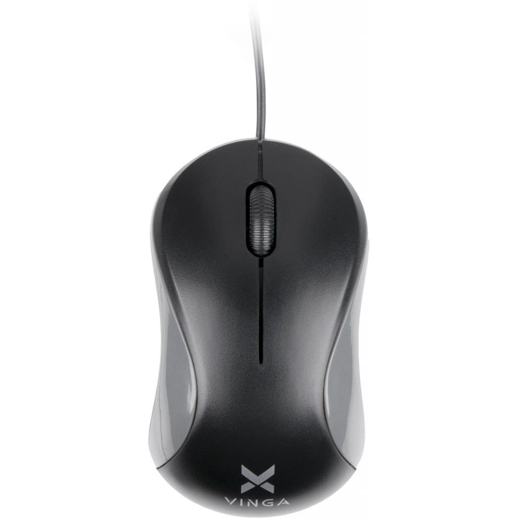 Мишка Vinga MS-882 black - gray - зображення 1