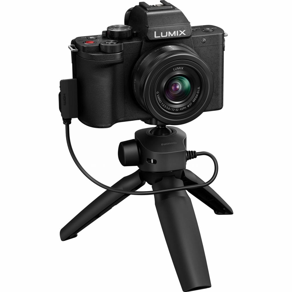 Цифровий фотоапарат Panasonic DC-G100 Kit 12-32mm Black + ручка штатив (DC-G100VEE-K) - зображення 9