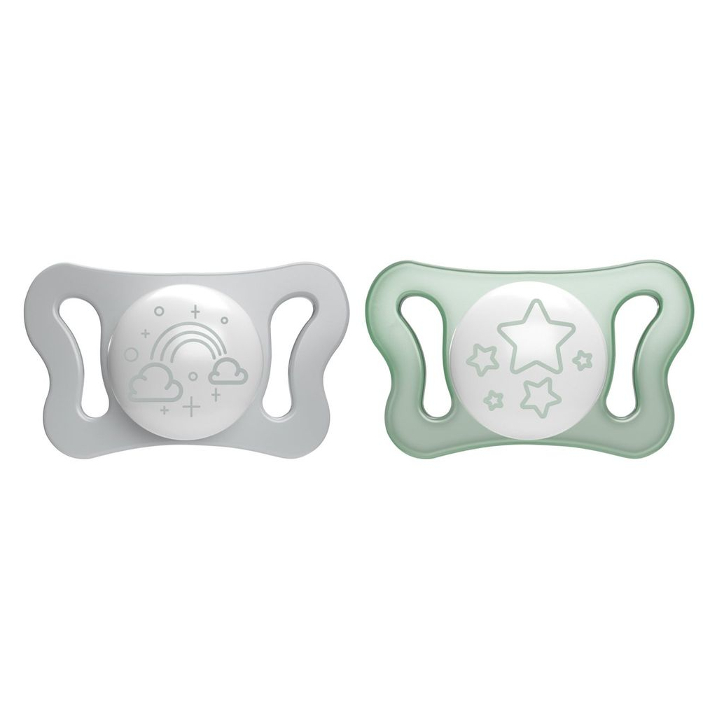 Пустушка Chicco Physioforma Micro силіконова від 0 до 2 місяців Нейтральна 2 шт (75126.41) - зображення 1