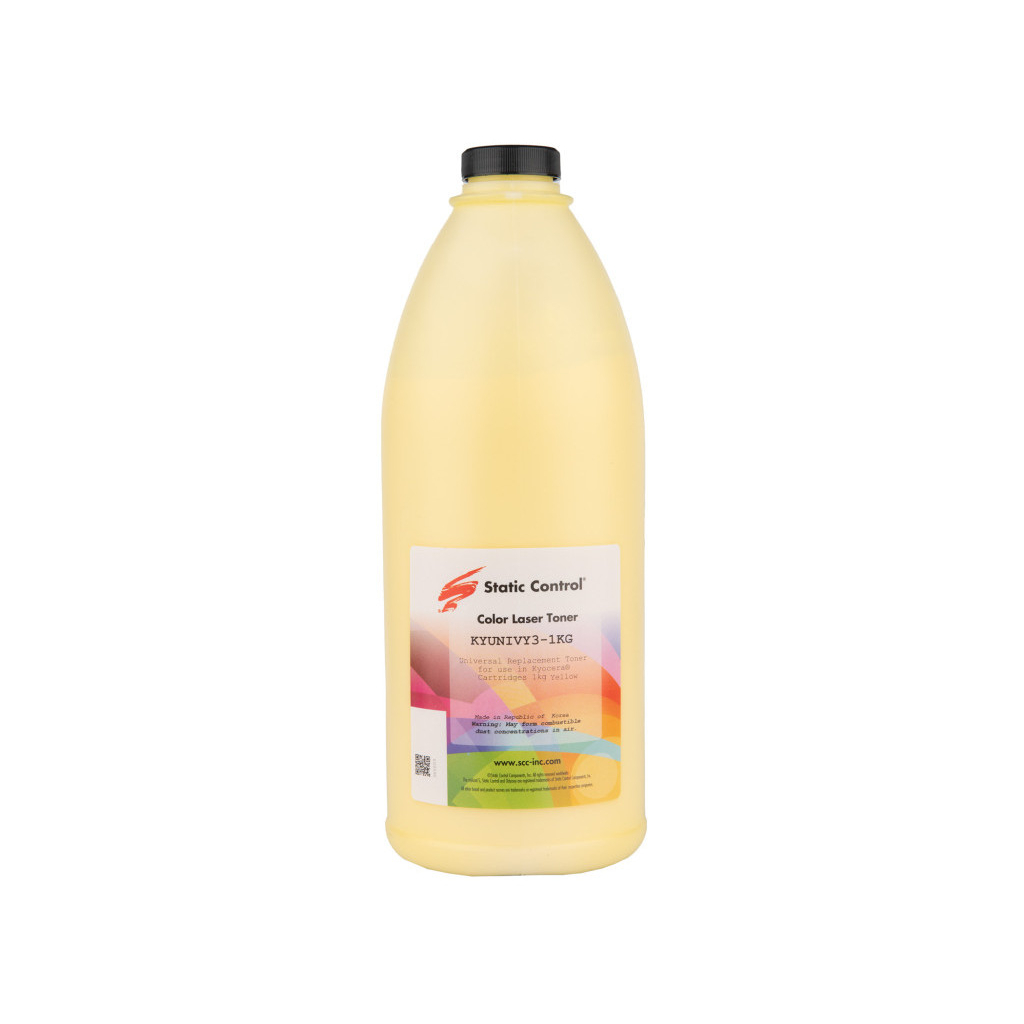 Тонер Static Control Kyocera Odyssey 3, 1кг yellow (KYUNIVY3-1KG) - изображение 1