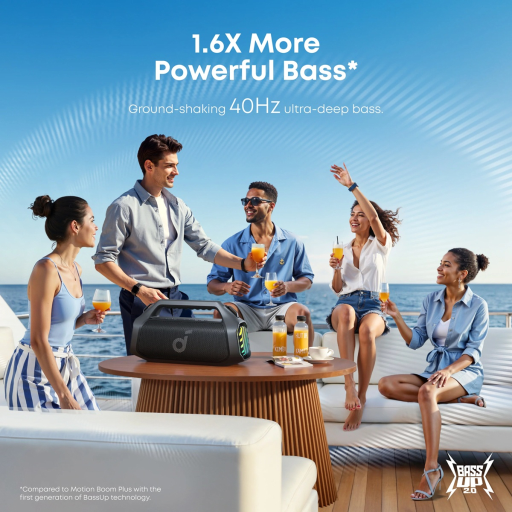 Акустична система Anker SoundСore Boom 2 Pro Black (A3134A11) - зображення 2