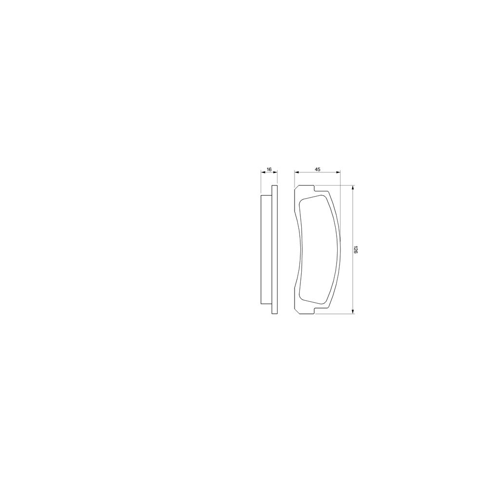 Гальмівні колодки Bosch 0 986 466 601 - зображення 6