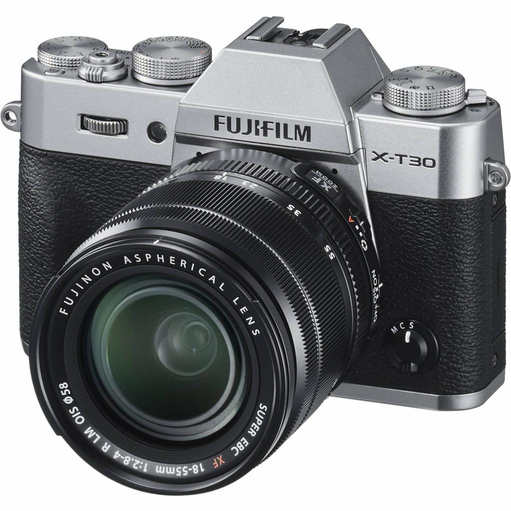 Цифровий фотоапарат Fujifilm X-T30 XF 18-55mm F2.8-4R Kit Silver (16619841) - зображення 1