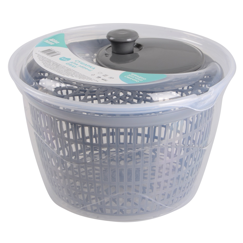 Сушарка для зелені Idea Home Grey 4.5 л (BG-365 GRAY IH) - зображення 2