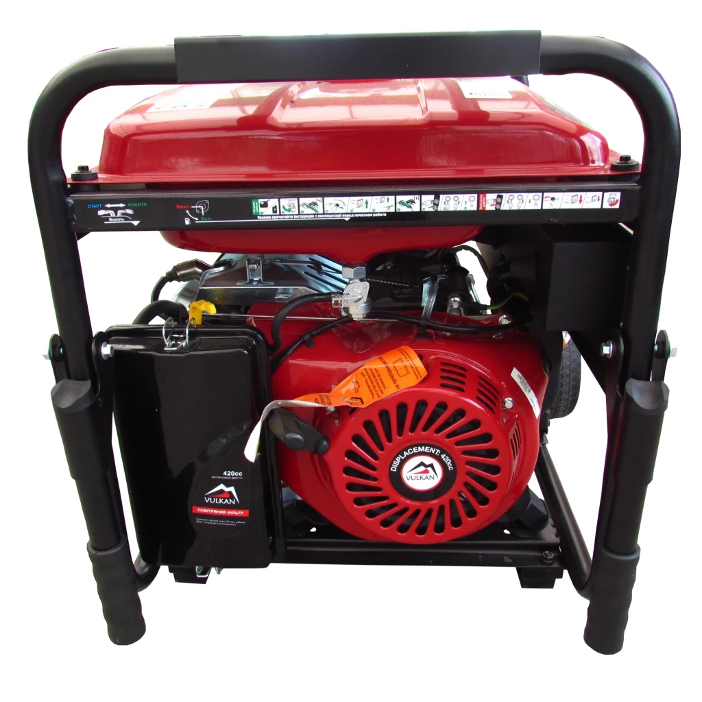 Генератор Vulkan SC200M-II для зварювання, 5кВт, 180А/26,8В бак 25л, електростарт. - зображення 3