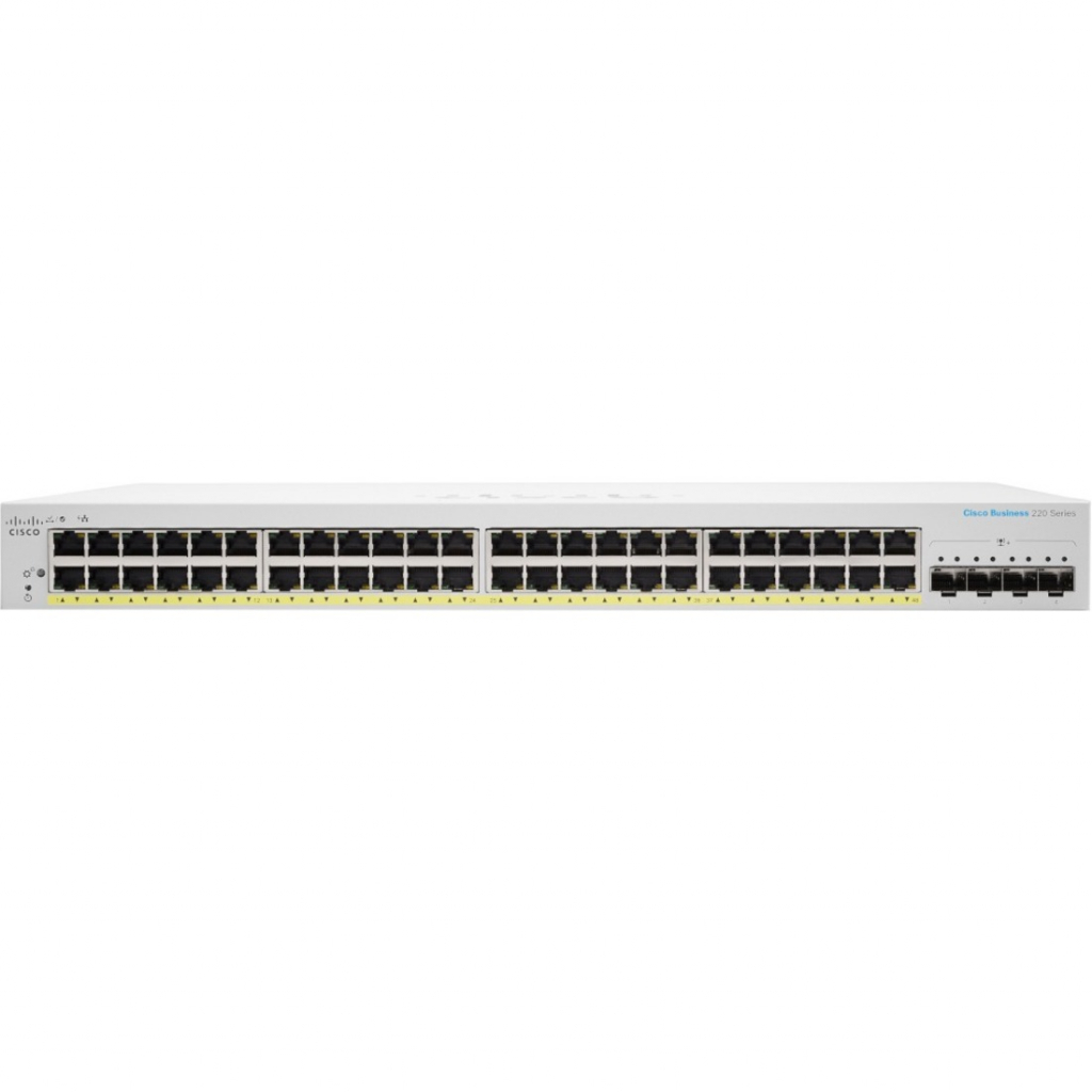 Комутатор мережевий Cisco CBS220-48T-4G-EU - зображення 4