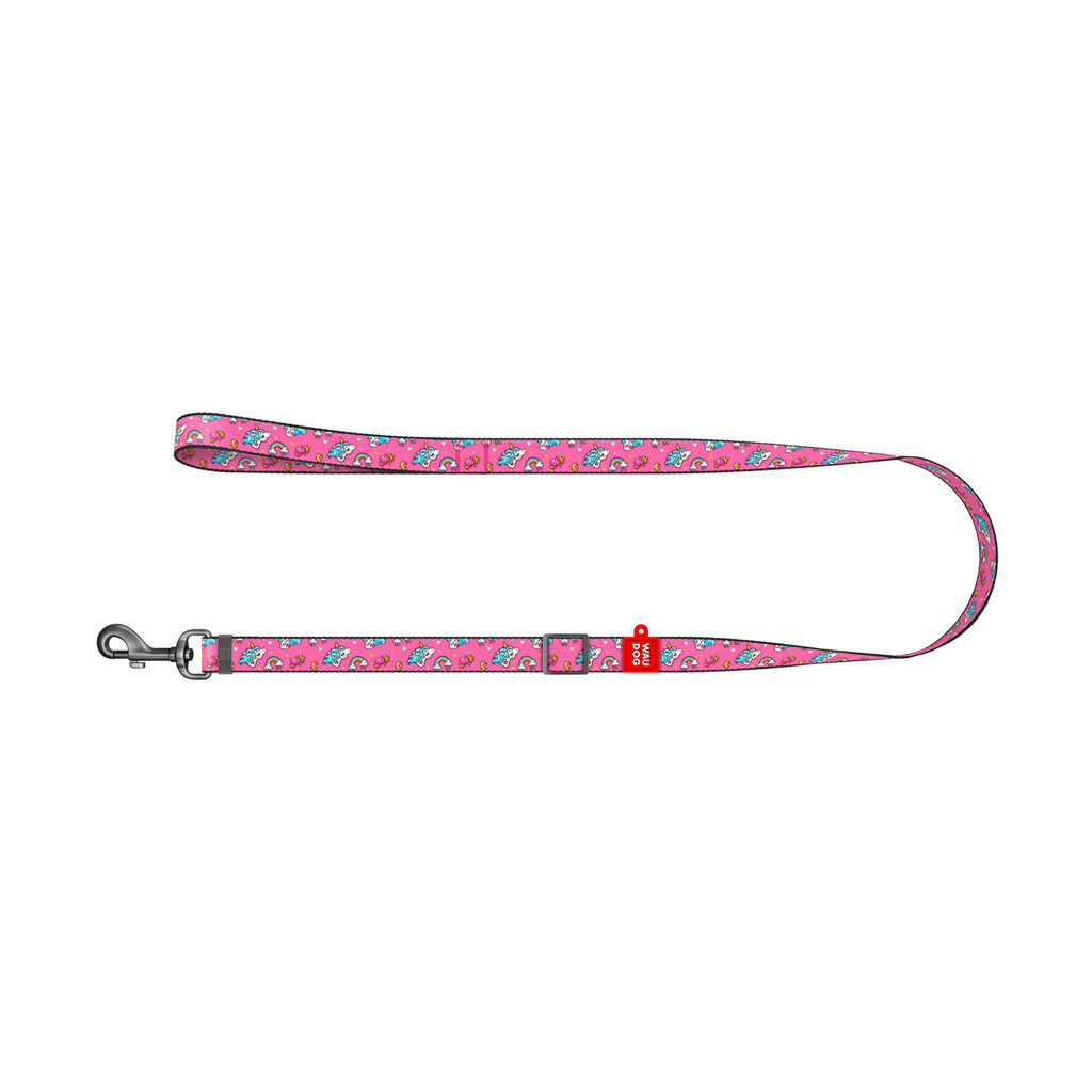 Повідок для собак WAUDOG Nylon "Єдиноріг" регульований S (5353) - зображення 2