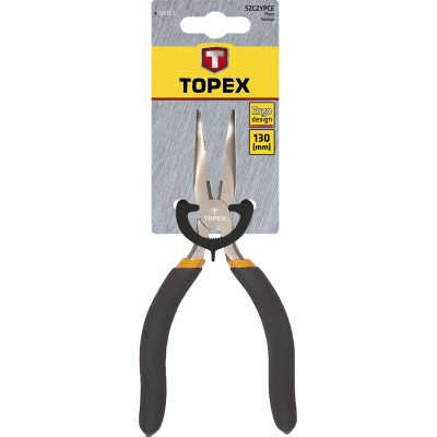 Плоскогубці Topex подовжені вигнуті прецизійні, 130 мм (32D723) - зображення 2