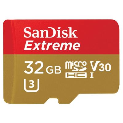 Карта пам'яті SanDisk 32GB microSD Class10 UHS-I V30 Extreme (SDSQXVF-032G-GN6MA) - зображення 2