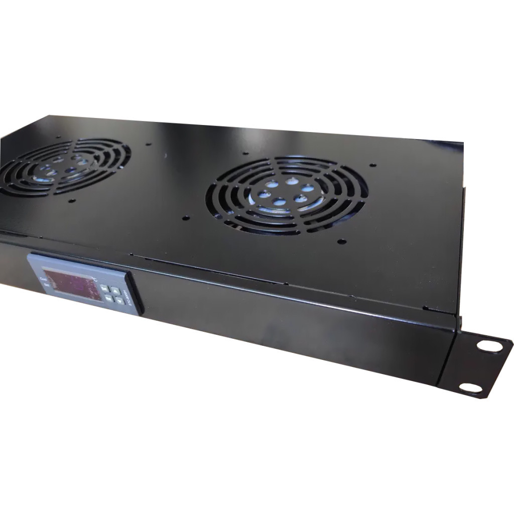 Вентиляторний модуль 2 вент. з термостатом Kingda (KD-301-8) - зображення 3