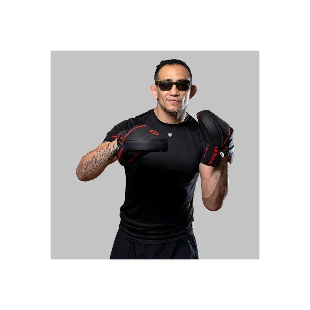 Лапи боксерські RDX F6 Kara Matte Red (FPR-F6MR) - изображение 6