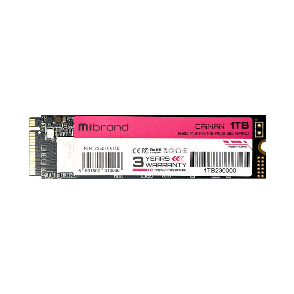 Накопичувач SSD M.2 2280 1TB Mibrand (MIM.2SSD/CA1TB) - зображення 1