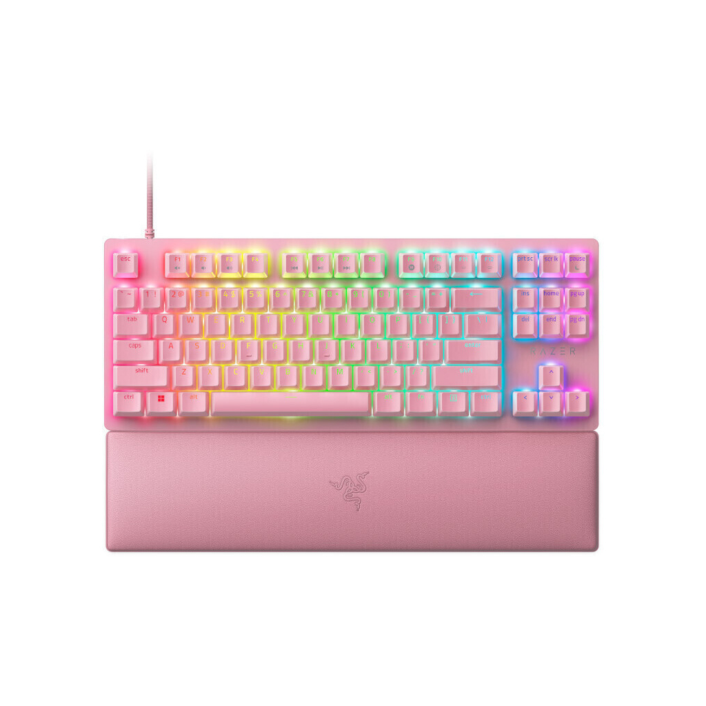 Клавіатура Razer Huntsman V2 Tenkeyless Red switch USB Quartz (RZ03-03942000-R3M1) - зображення 1