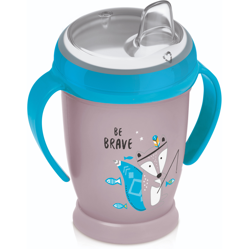 Поїльник-непроливайка Lovi Indian Summer Junior 250 мл Блакитний (35/346boy) - зображення 1