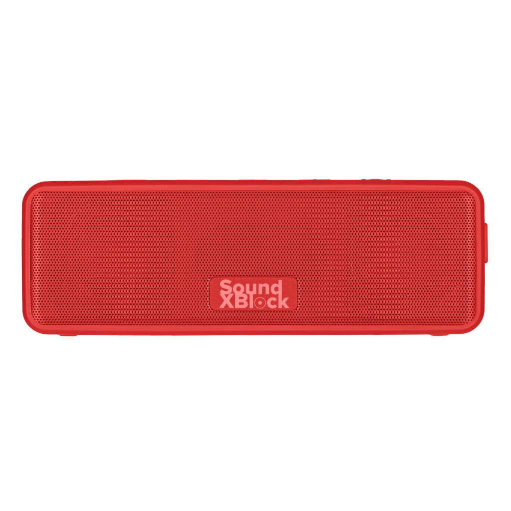 Акустична система 2E SoundXBlock TWS MP3 Wireless Waterproof Red (2E-BSSXBWRD) - зображення 4