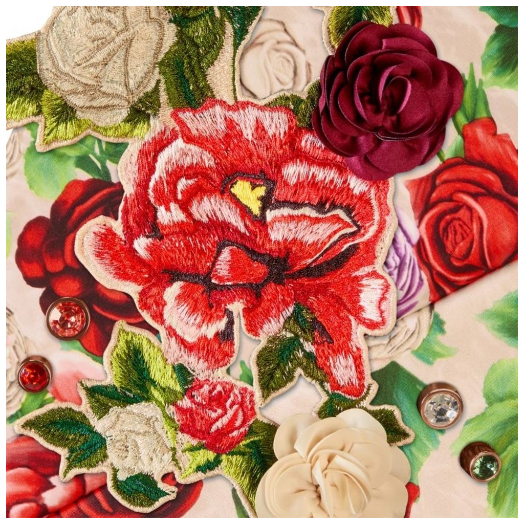 Набір текстилю для коляски Cybex Mios Spring Blossom Light (519003993) - зображення 2