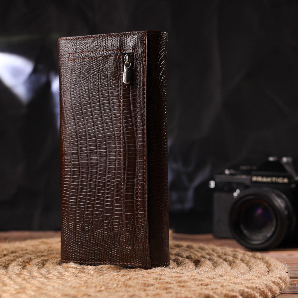 Гаманець Canpellini З натуральної шкіри Коричневий (21607) - зображення 9