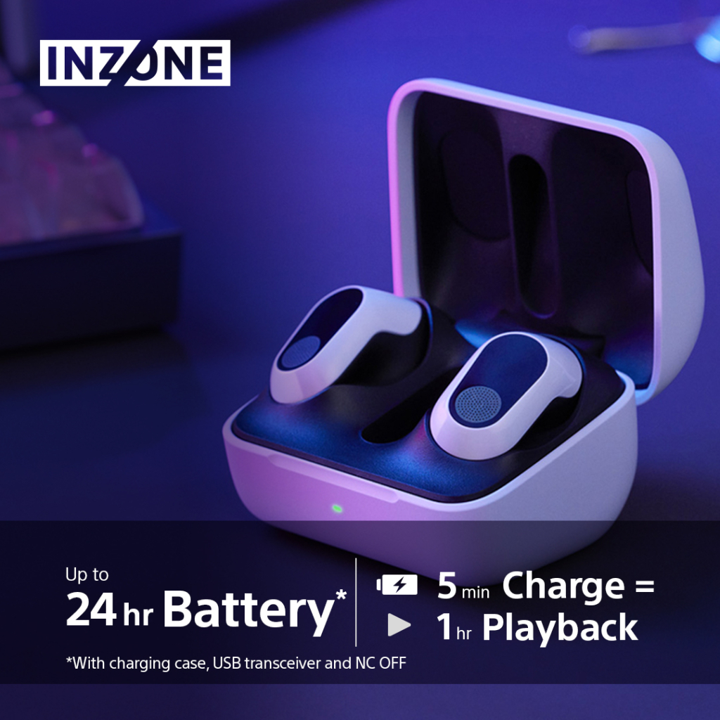 Навушники Sony INZONE Buds White (WFG700NW.CE7) - зображення 10