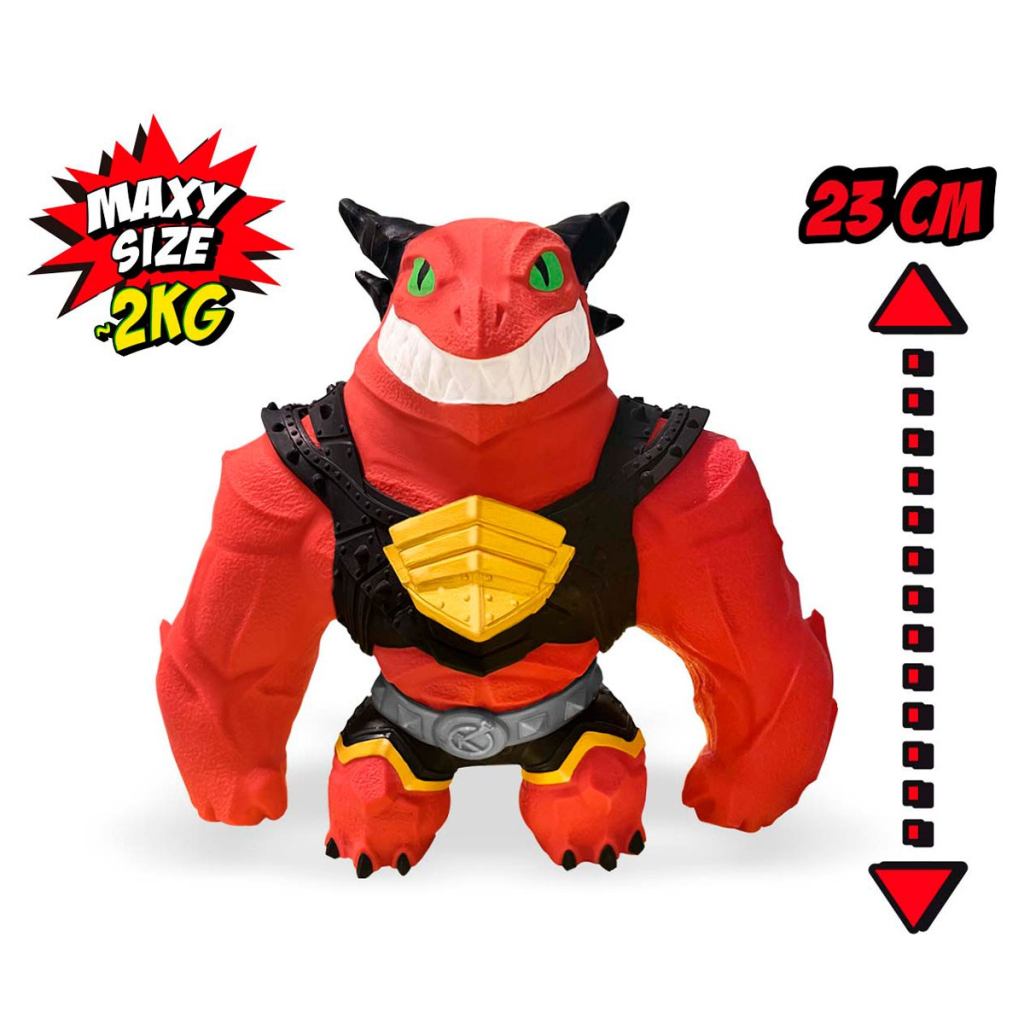 Антистрес Elastikorps Стретч-іграшка серії Maxy Fighter 3: Extra Force - Червоний дракон (MAX-REDGALL) - зображення 2