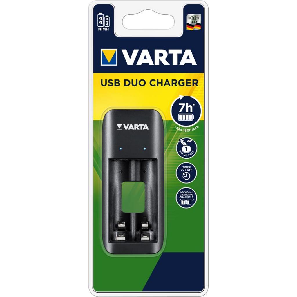 Зарядний пристрій для акумуляторів Varta Value USB Duo Charger (57651101401) - зображення 1