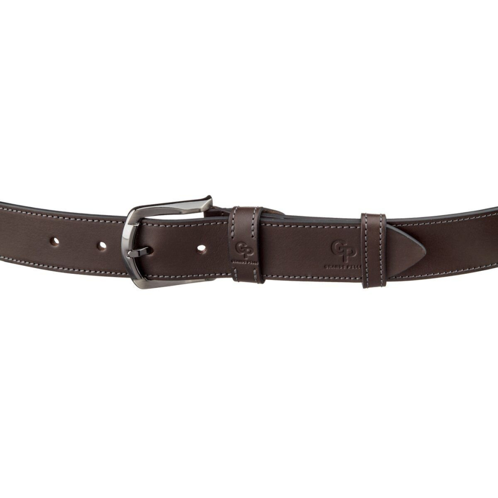 Ремінь Grande Pelle Джинсовий Коричневий (11158) - зображення 2