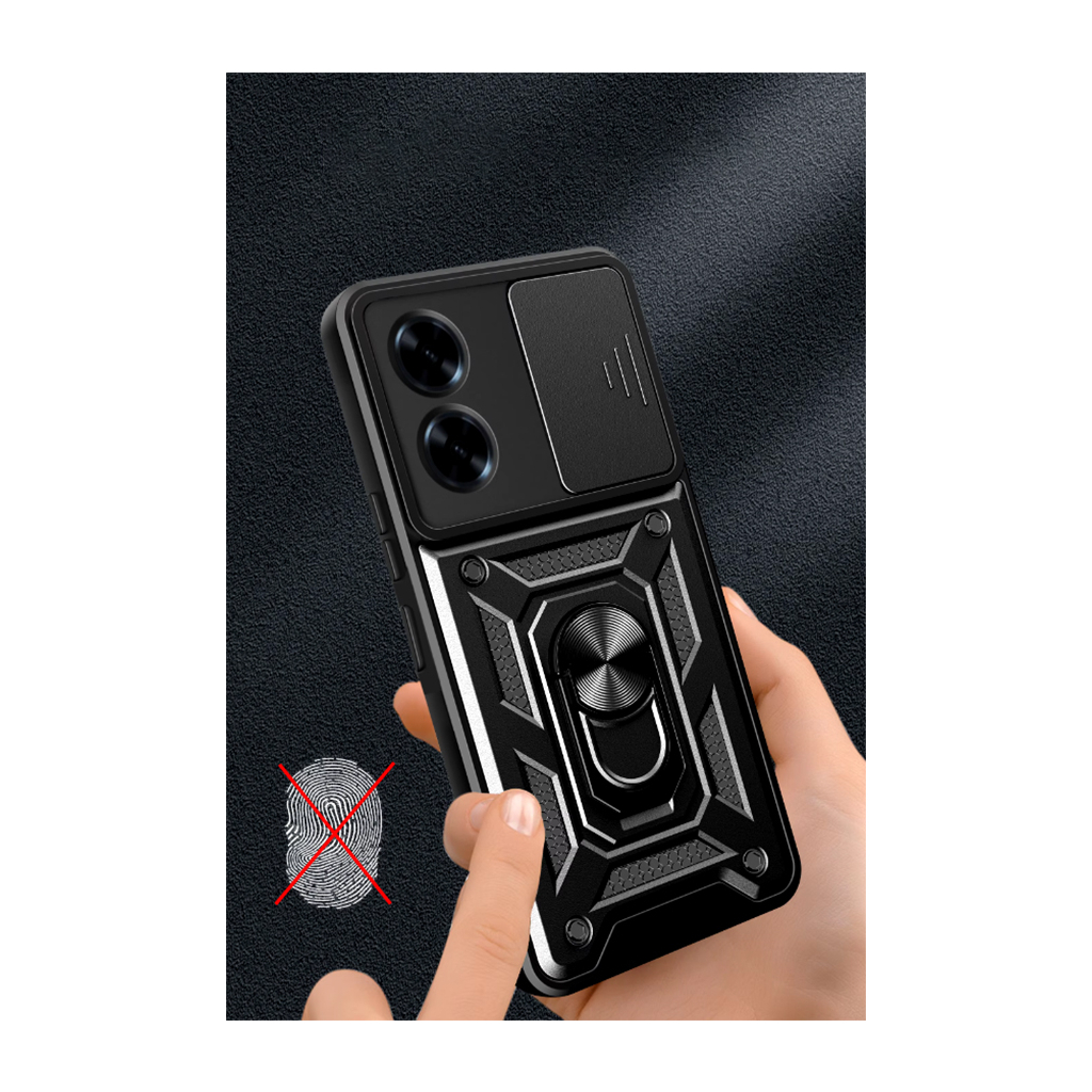 Чохол до мобільного телефона BeCover Military ZTE Blade A34 Black (712173) - зображення 5