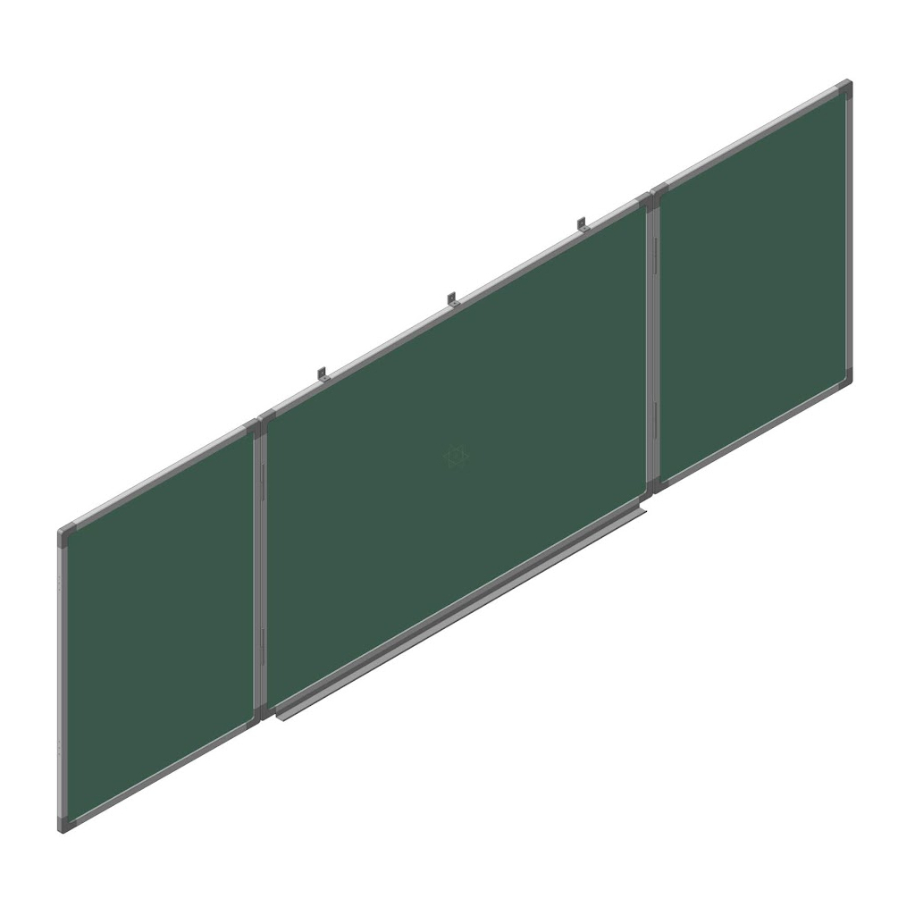 Шкільна дошка Sector офісна, комбінована, магнітна, крейдяно-маркерна 300 х 100 см (КМ3010) - зображення 4