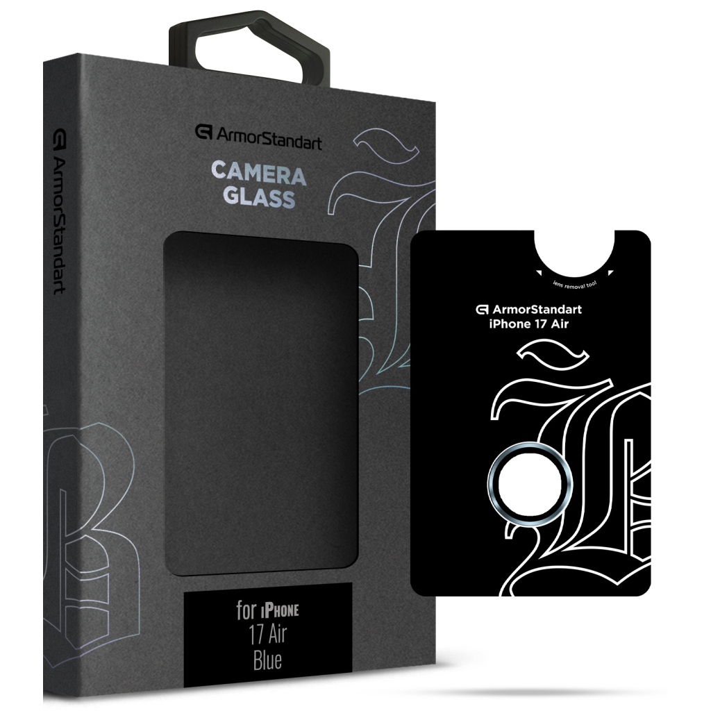 Скло захисне Armorstandart for Camera Supreme BI Apple iPhone 17 Air Blue (ARM86451) - зображення 1