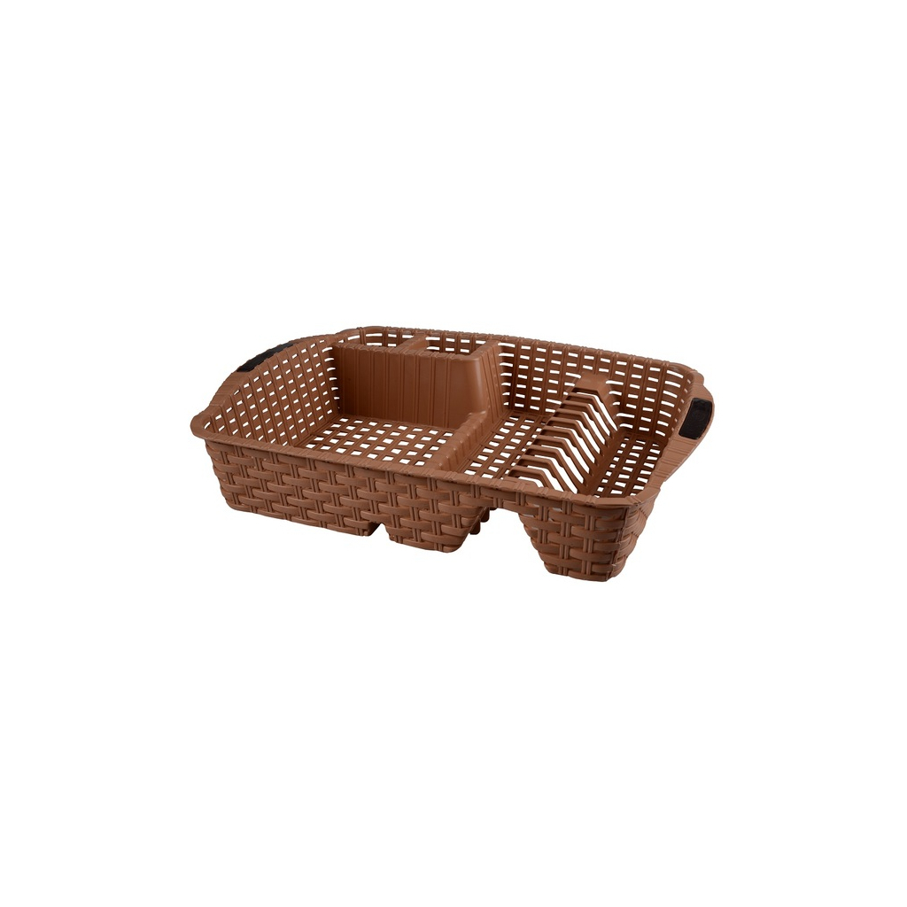 Сушарка для посуду Violet House 0757 Ротанг Cream (0757 Роттанг CREAM сушарка д/пос) - зображення 1