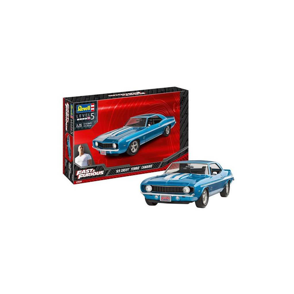 Збірна модель Revell Chevy Camaro Yenko 1969 з к/ф Форсаж рівень 5, 1:25 (RVL-07694) - зображення 2