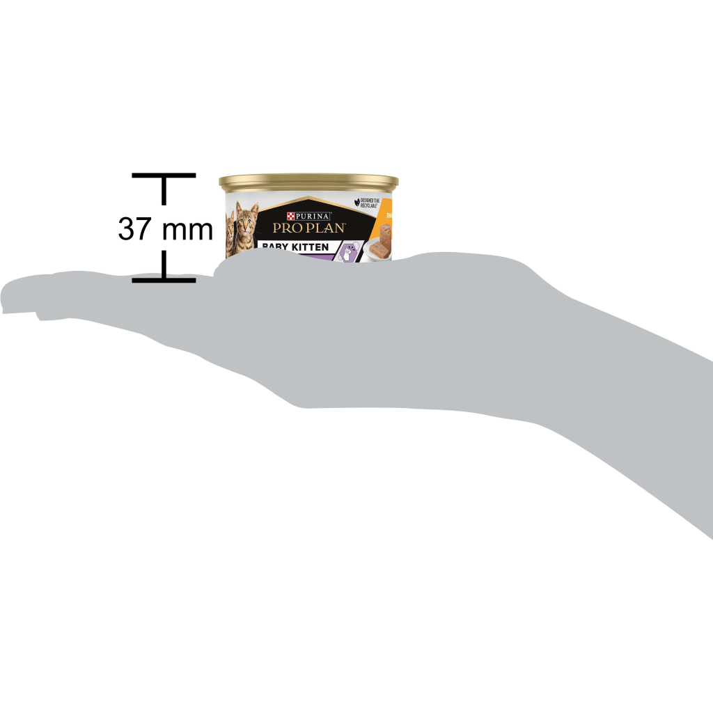 Вологий корм для кішок Purina Pro Plan Baby Kitten З куркою 85 г (8445290673718) - зображення 11