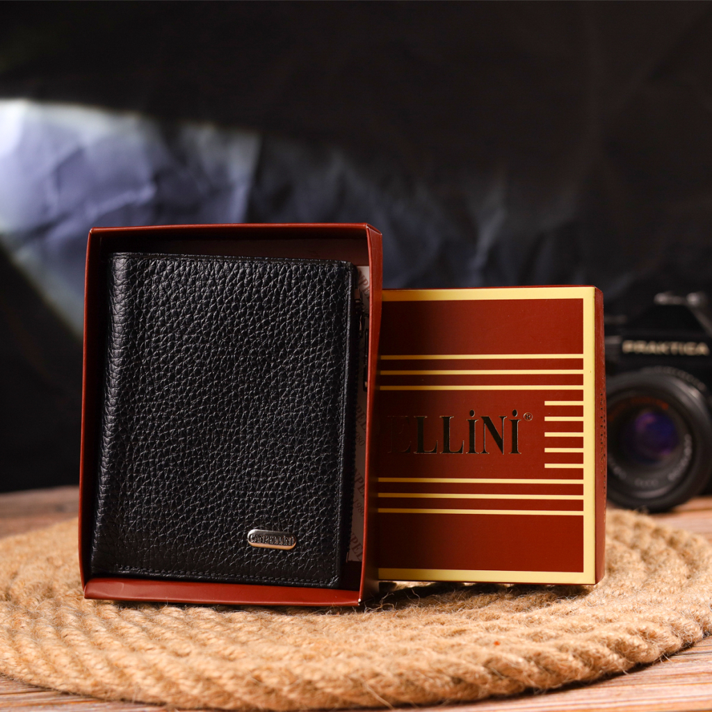 Гаманець Canpellini З натуральної шкіри Чорний (21671) - зображення 10