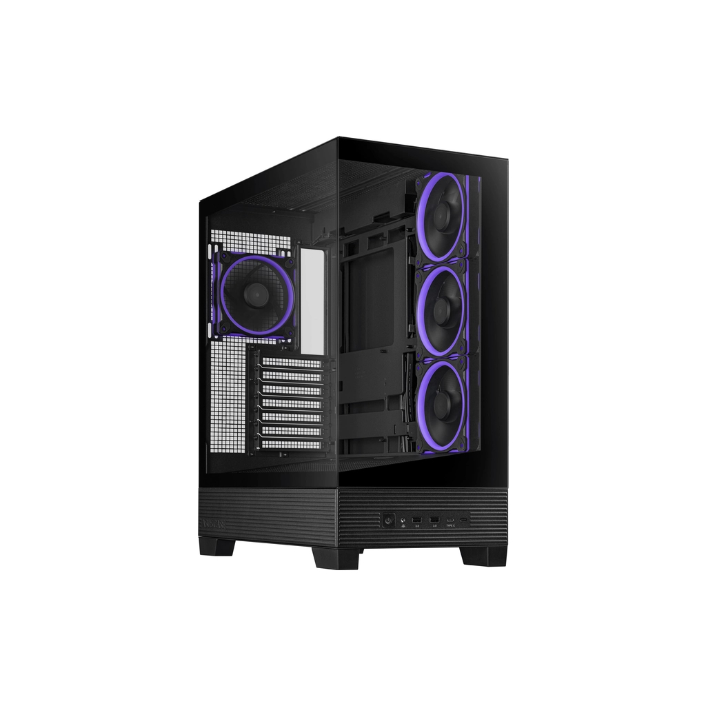 Корпус ASUS A31 Plus Black Tempered Glass (90DC00R0-B19000) - зображення 1