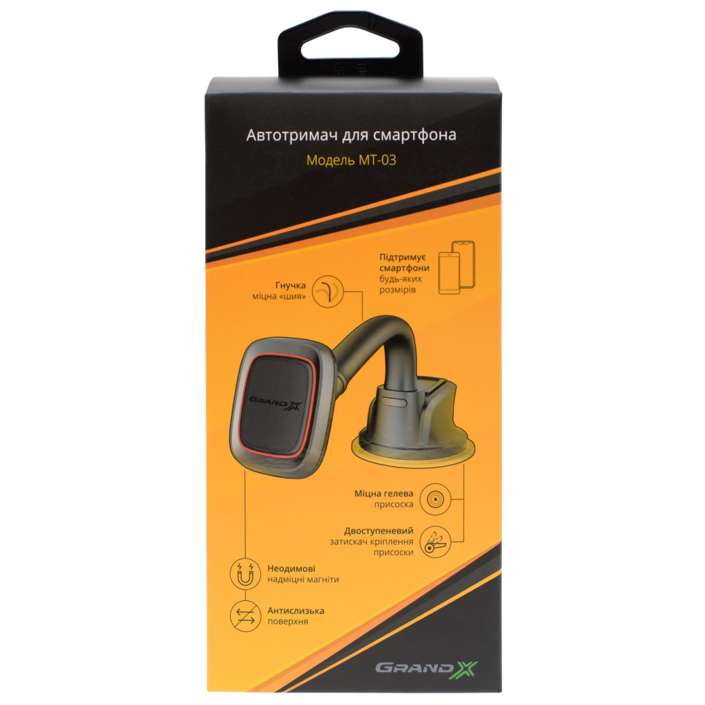 Універсальний автотримач Grand-X MT-03 - зображення 6