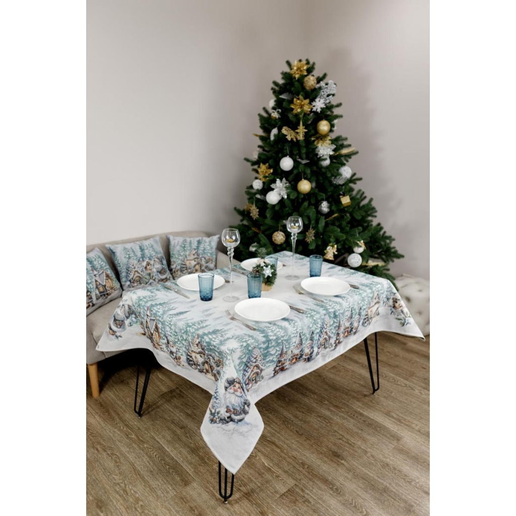 Скатертина Прованс гобеленова Казкові гноми 135х180 см (038447) - зображення 6