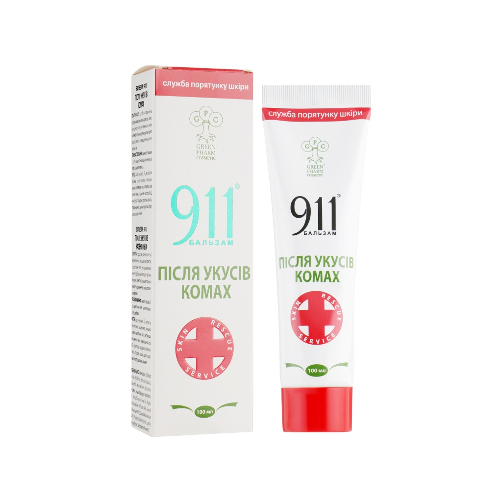 Бальзам для тіла Green Pharm Cosmetic 911 після укусів комах 100 мл (4820182110870) - зображення 2