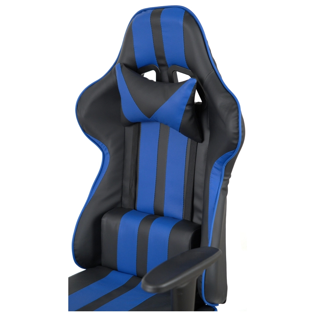 Крісло ігрове Аклас Стрік Light ANF Синій (PU-чорний/cиній) (00160342) - зображення 8
