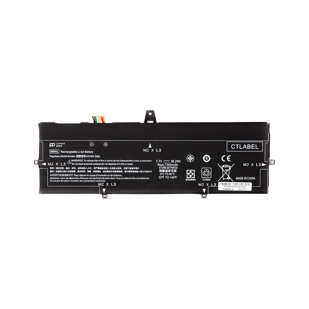 Акумулятор до ноутбука PowerPlant HP EliteBook x360 1030 G3 Series (BM04XL) 7.7V 7300mAh (NB462070) - зображення 1