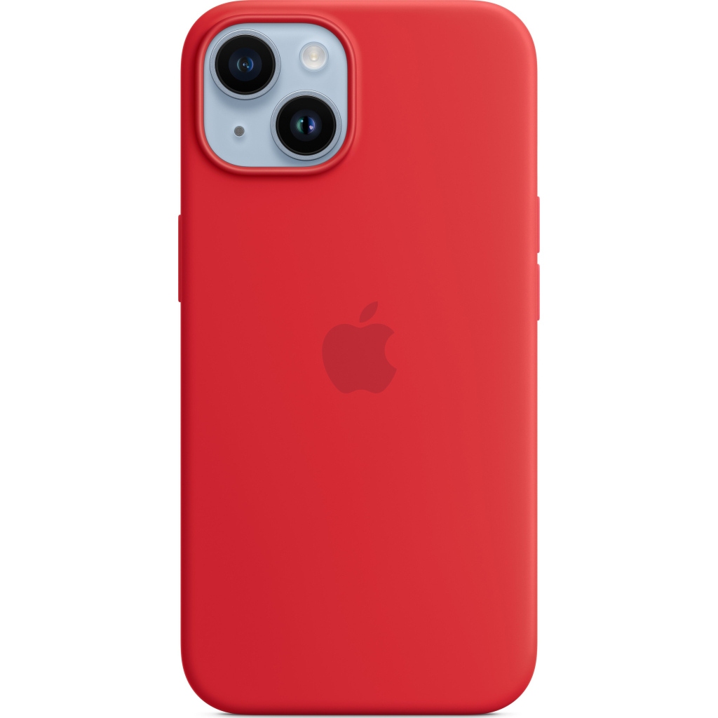 Чохол до мобільного телефона Apple iPhone 14 Plus Silicone Case with MagSafe - (PRODUCT)RED,Model A2911 (MPT63ZE/A) - зображення 3