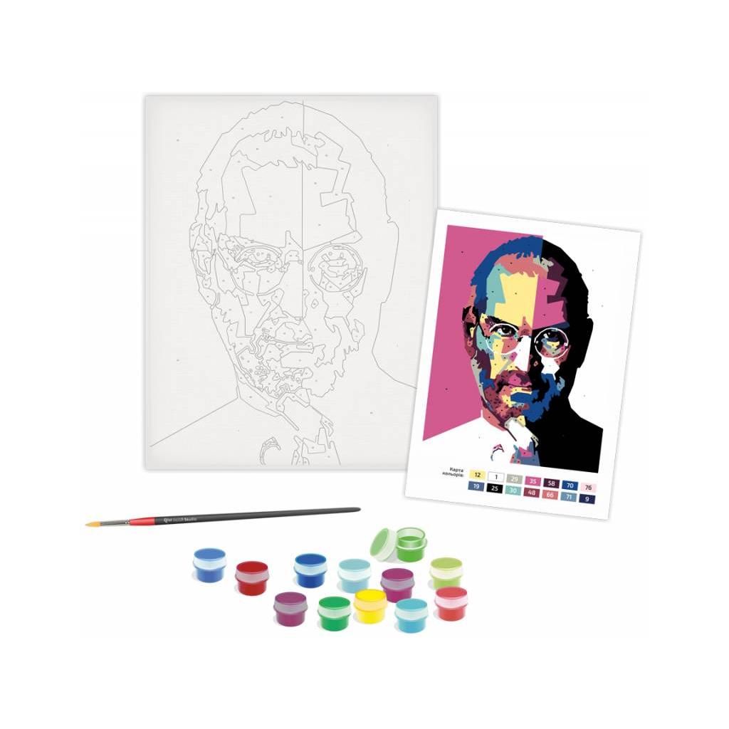 Картина по номерам Rosa Start Стів Джобс 35х45см (4823098508311) - зображення 3