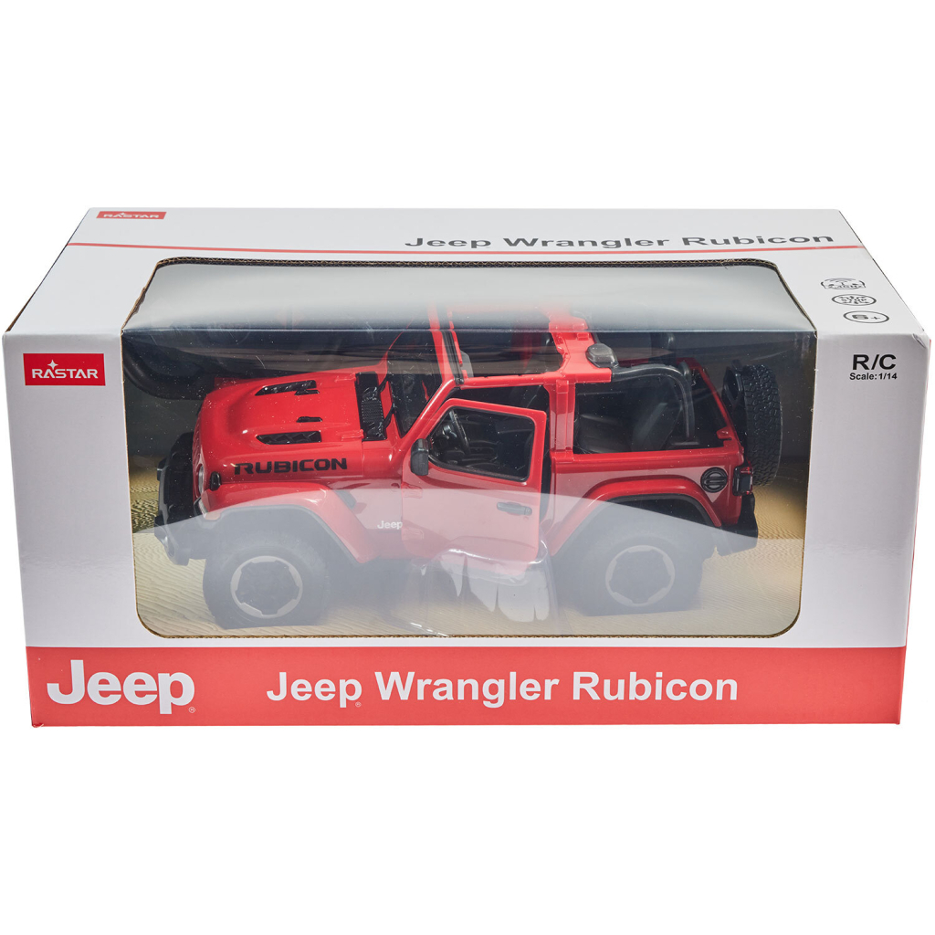 Радіокерована іграшка Rastar JEEP Wrangler Rubicon 1:14 червоний (79460 red) - зображення 10