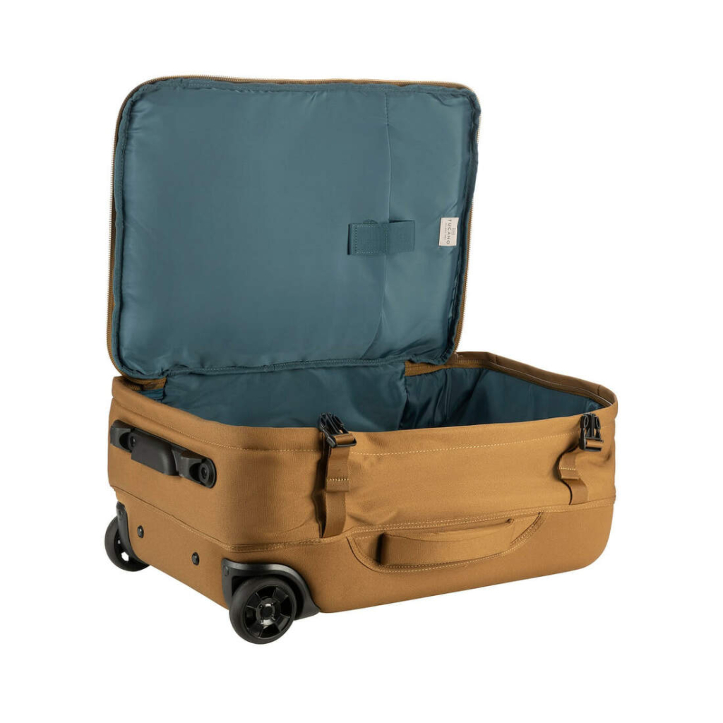 Дорожня сумка Tucano Tugo Trolley на 2-х колесах S 34 л коричнева (BTRTUG-S-MC) - зображення 10