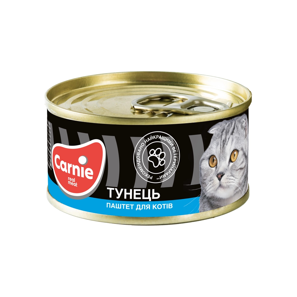 Паштет для котів Carnie м'ясний з тунцем 100 г (4820255190037) - зображення 1