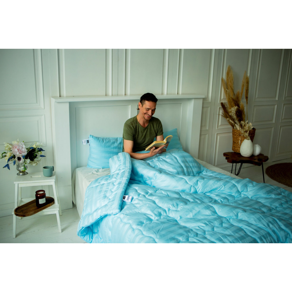 Ковдра MirSon антиалергенна EcoSilk №1312 Valentino Hand Made Літня 172x205 см (2200001528123) - зображення 9