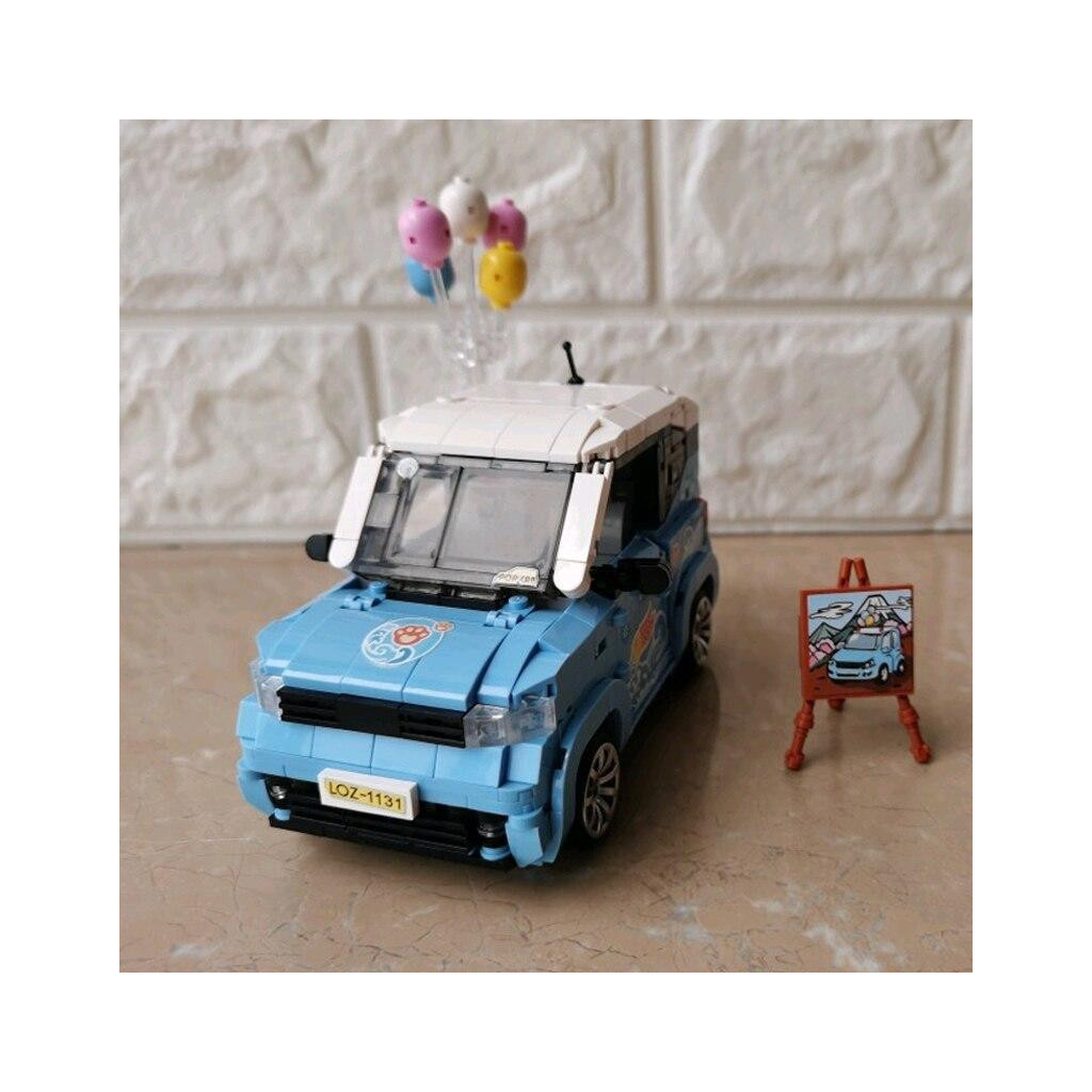 Конструктор LOZ mini Автомобіль MINI блакитний (1131) - зображення 4