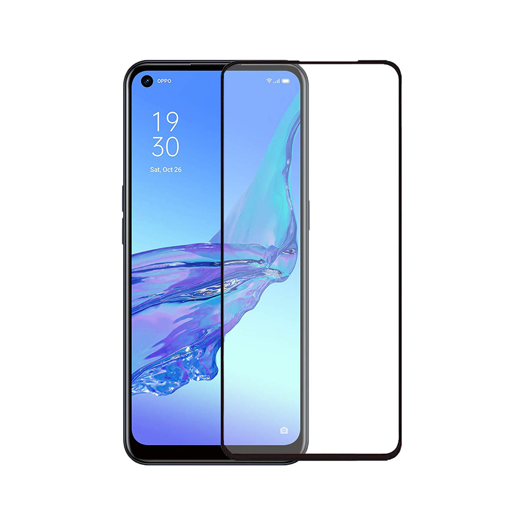 Скло захисне PowerPlant Full screen Oppo A53, Black (GL609345) - зображення 1